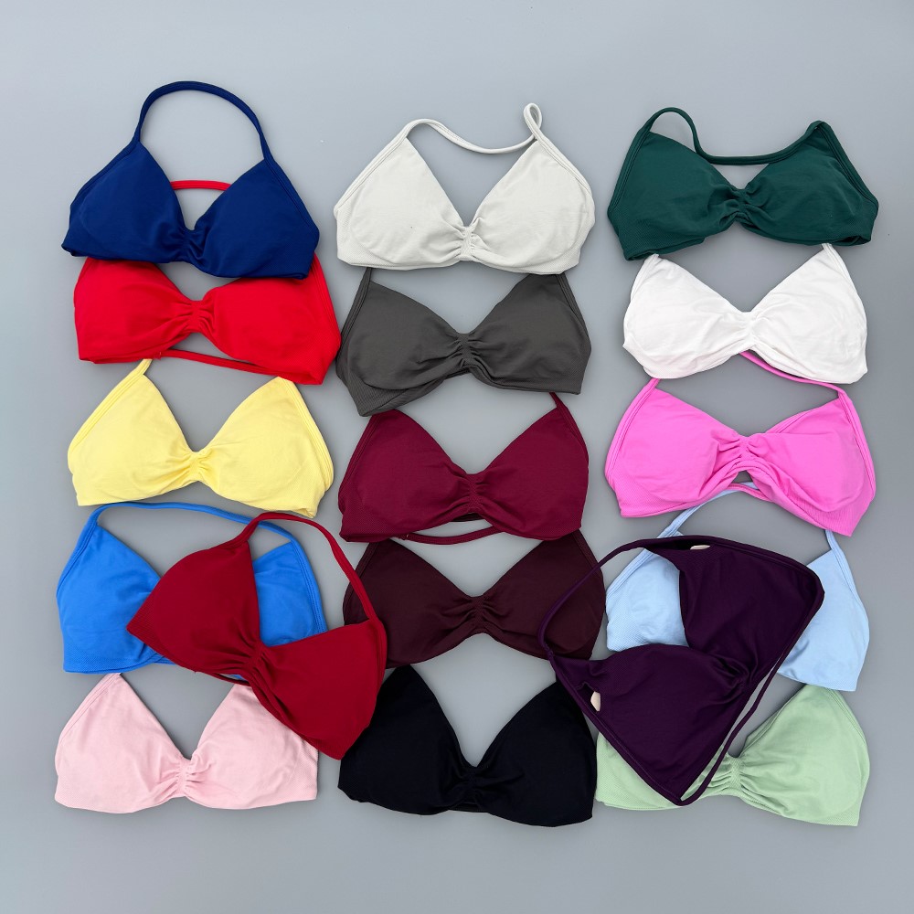 Strappy Bra Gym Top Women High - Sports Bra High Impact 评论和价格
