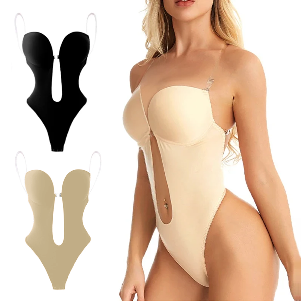 Women Body Shaper Bra Backless - Shapewear Bodysuit Firm 评论和价格