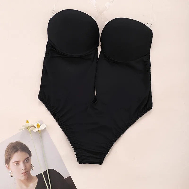 Women Body Shaper Bra Backless - Shapewear Bodysuit Firm 评论和价格