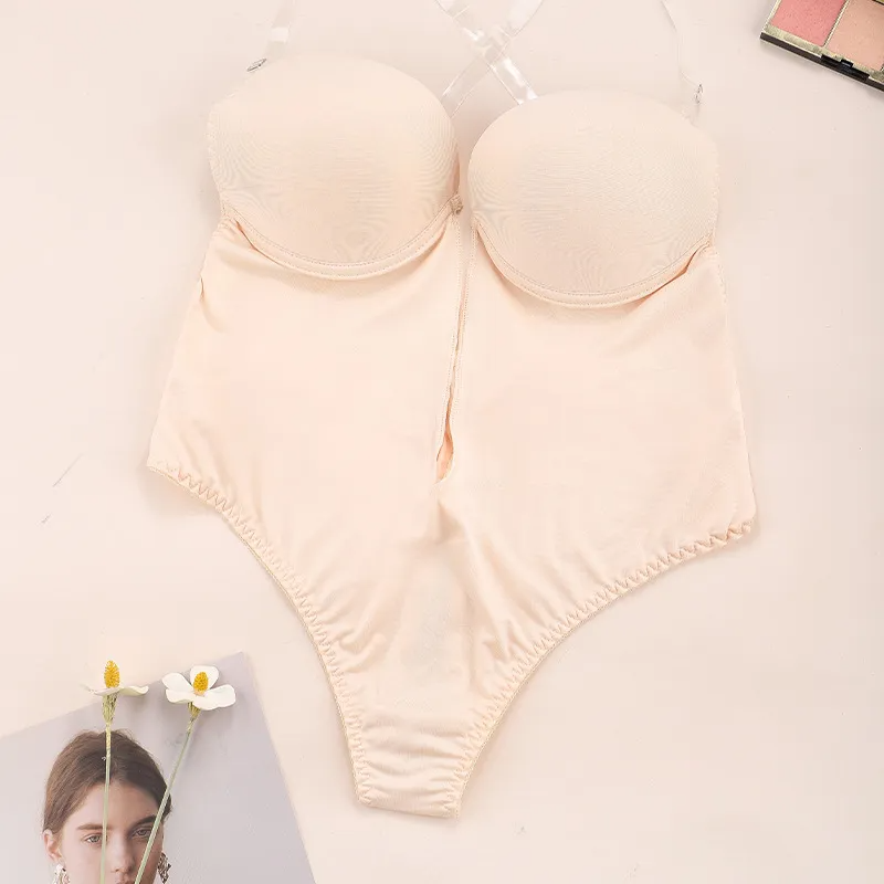 Women Body Shaper Bra Backless - Shapewear Bodysuit Firm 评论和价格